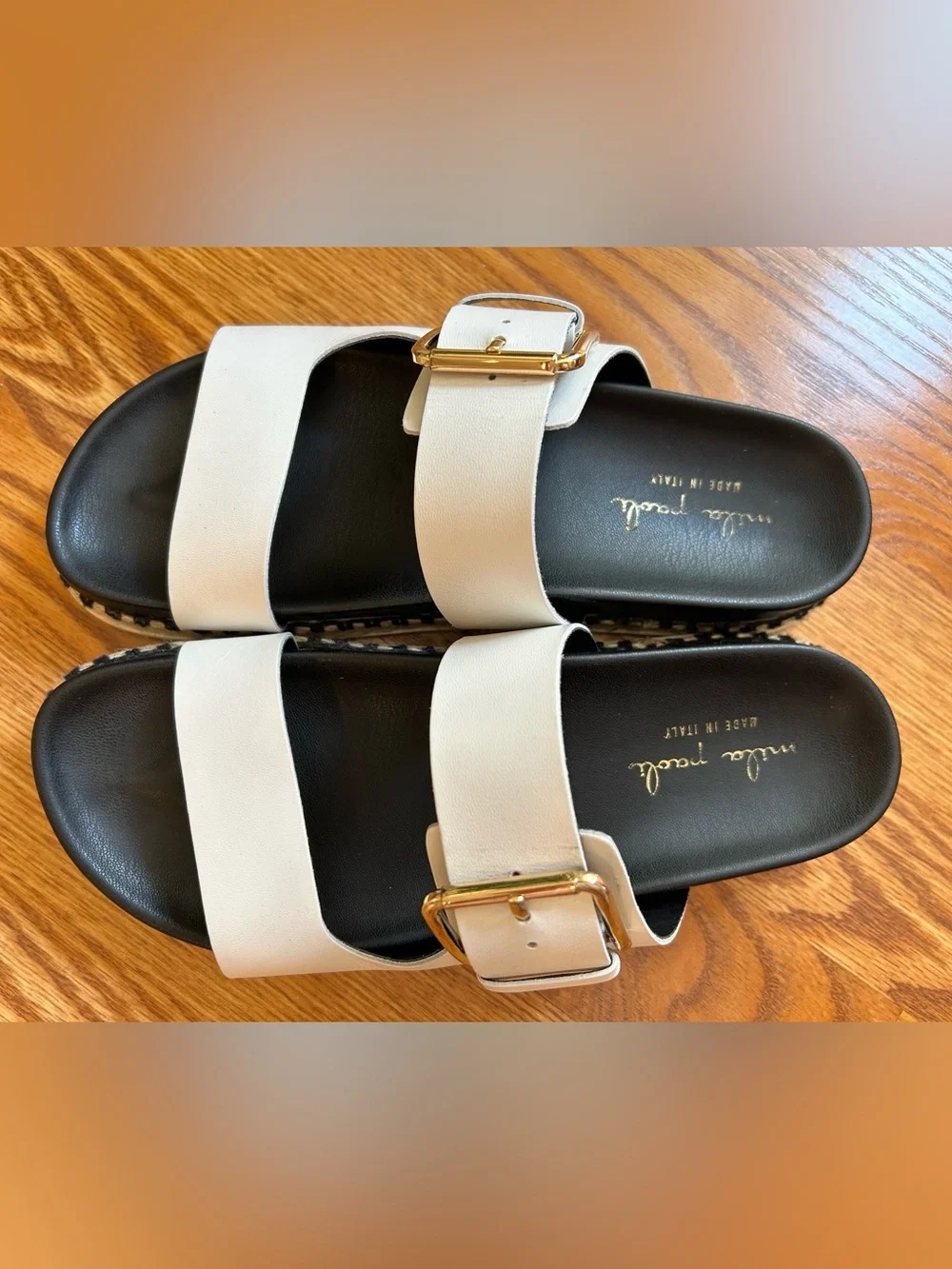 Mila Paoli leather sandals. Made in Italy
